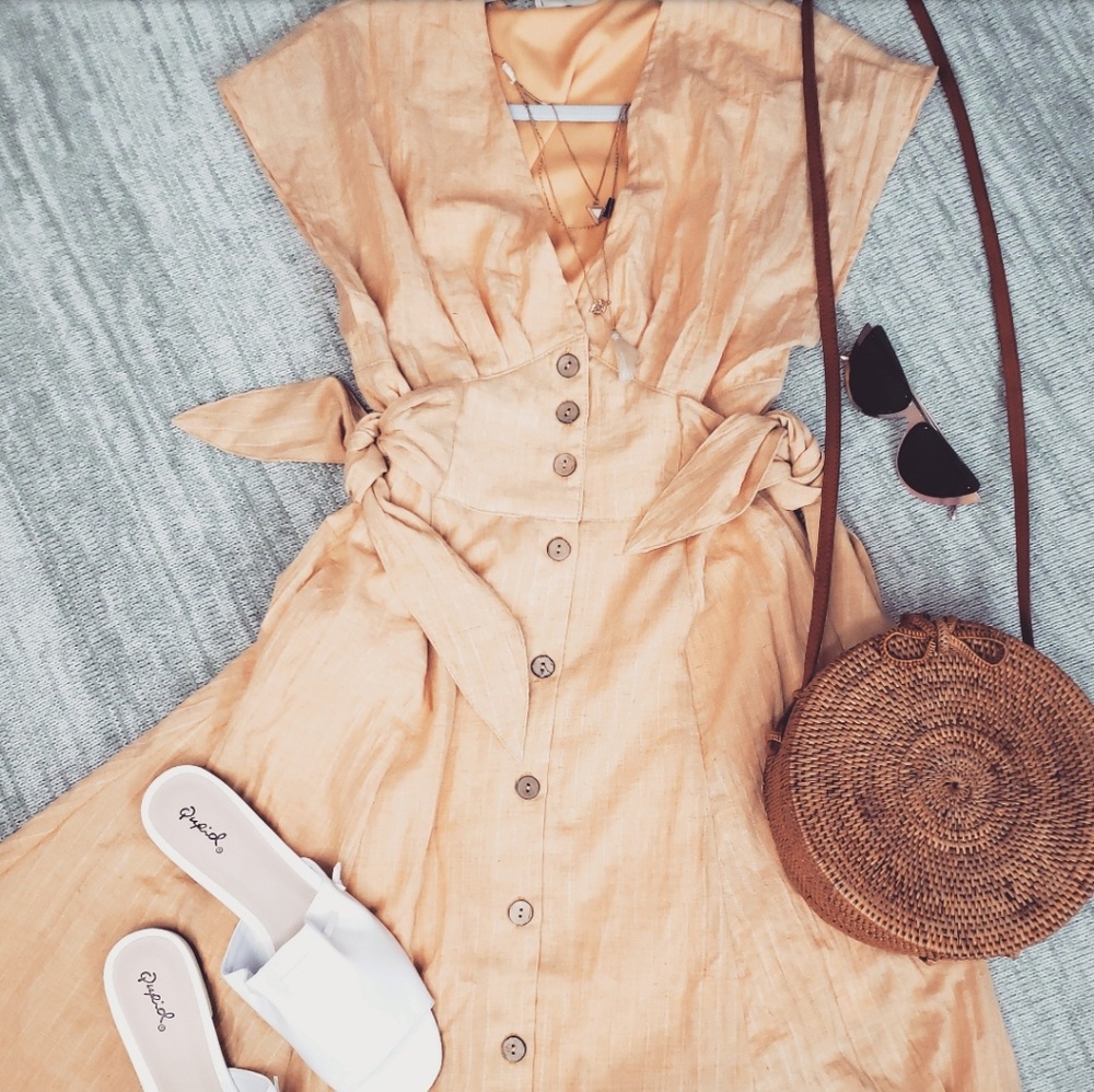 🆕️//The Charli// yellow Summer dress - Picture 7 of 7